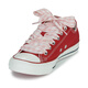 Converse Women's Shoes Sports Canvas Shoes Teen Lace-up Low Top Breathable Balloon Shoes Red Spring and Summer 2025 New A13662C Red 41