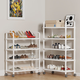 Xinwujia shoe rack household multi-story student dormitory entrance door movable outdoor aisle rental room storage artifact 3 layers 50-floor style upgraded bold