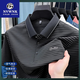 Nvwnk Mulberry Silkworm Ice Silk Silk T-shirt à manches courtes NOUVEAUX BRADET SUMPRE SUMPRE SÉMILLE POLO PAUL PAURT TOP TOP TOP TREND Z9922-BLUE M 165 [suggéré 95-120Jin [Jin est égal à 0,5 kg]]]