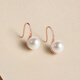 Saturday Fu S925 silver pearl earrings girl birthday gift X0911988 pair