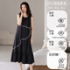 
Catman Women's Modal Sleeveless Vest Night Dress Summer Thin Loose Loose Chest Pajamas Simple Casual Home Clothes XX-12001D XL [Suggested 120-140Jin [Jin equals 0.5 kg]]