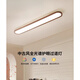 Grand View Garden (DGY) corridor led ceiling lights in the middle style long modern simple entrance cloakroom balcony lamp U263 3892-80cm-walnut color-Wuji