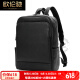 Oulunchi (Oulunchi) [2025 neuer Stil] Rucksack Herren Leder Geschenk Rucksack Reisetasche Mode Business Computer School Tasche Geschenkbox Schwarz 42*31*14 cm