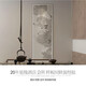Nouveau style chinois Décoratif canapé de canapé fond d'entrée de salle à manger salle de thé étude peinture peinture encre lotus zen peinture peinture y-693-1 yuhe 70 * 210 élégant cadre d'images en aluminium noir élégant haut de gamme haut de gamme