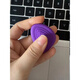 MPPMCK sensory stone ADHD hyperactivity anxiety relief artifact finger toy silicone touch plate concentration training warm color 6 pieces delivery storage box