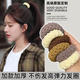 Jisenjia thick high-elastic hair band rubber band Internet celebrity same high ponytail head rope durable hair band women's hair accessories thick towel ring mixed color (6 pieces)