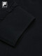 FILA men's woven jacket 2025 summer new golf sports simple base top dark black-BK L 175/96A/L