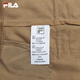 FILA Yang Mi's official women's woven shorts 2025 autumn new retro fashion comfortable three-point pants Toffee color-DK M 165/66A/M