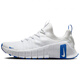 Nike (NIKE) FreeMetcon6 comfortable, soft, non-slip and wear-resistant low-cut training shoes for men, white and blue, white and blue 39