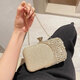 Yingtang celebrity diamond bag banquet dress clutch bag dinner bag wedding bridesmaid handbag gold moon shape