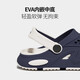 Jieliya Sala de operaciones zapatillas Men usa Eva Anti-Odorant Anti-Slip Nurse Nurse Medical Sole Hole Shoes Men Navy Blue 42-43 [Adecuado para tamaños 41-42]