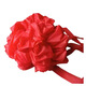 Big red flower hand-tied flower tombstone, red cloth, silk cloth, Qingming tomb sweeping, encrypted multi-layered flower pattern, diameter 55 cm, seven layers of big red flower