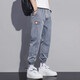 Harlen Hosen Herren 2025 Sommer dünne amerikanische trendige Arbeithose Männer losen Denim Casual Hosen 2025 Black 32 empfohlen 135-145jin [Jin gleich 0,5 kg]