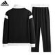 
Adidas Clover Casual Sportswear Set for Men and Women Spring New Loose Casual Fitness Running Breathable Two-Piece Set Cardigan Color Bundle Set [Gray] M Recommended 105-120Jin [Jin equals 0.5 kg]