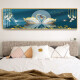 MEI'AN HOME DEL HOME DISTORA DEL BARDILLO DEL BARRIDO Light Luxury Dormitorio principal Pintura colgante de la pared Mural Swan 2024 Nuevo estilo WS1047 Soporte mutuo 50*200 cm Tamaño de lujo de más de 2 metros cama o invitado