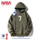 Nasawtaps American Retro Kapuzen -Sweatshirt für Männer Spring und Herbst High Street hübsch gedruckte Decklack Trend N138L3894 Black M 170