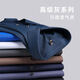Sieben Wolf-Männer-T-Shirt Kurzärärmelte Sommergeschäft Casual Fashion Top Jinmian Light Luxury High Elastic Traaceless Polo Shirt Männer DT9905 Navy Blue L (90-120jin [Jin gleich 0,5 kg])
