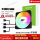 
9015/9215 9cm temperature control chassis cooling fan 2000 speed air-cooled white/black thin model 9015/9215 thin fan black frame no light temperature control/new model
