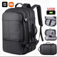 
Xiaomi Youpin new backpack computer bag 17.8 inch waterproof and water-resistant large capacity usb multi-function men's backpack 9905 black expandable capacity 18 inches