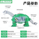 
Shantoulin Village Tyrannosaurus Rex Mechanical Dinosaur Team Triceratopsaurus Carpenter 6-year-old boy Gift Model Toy Car Ornaments 9922 Dinosaur Capture Car-3 Cars 1 Airplane 3 Dinosaurs