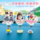 Yusenyi Foto Customized Car Ornamente Paar Cartoon niedliche kreative Auto Head Auto Internet Promi -Dekorationsprodukte Einzelperson 691+A10Baby Basis