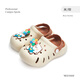 Tylanis summer new children's hole shoes for boys and girls sandals for toe anti-kicking baby stream tracing shoes beach shoes rice_brown 21