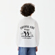 M.Latin shopping mall same style M.Latin children's shirt 25 autumn new big children pingu cooperation white long-sleeved shirt semi-bleached 120