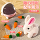 
Agile baby plush toys children's electric bunny can yell and make sound when walking. Baby girl's 3-6th birthday gift