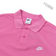 耐克（NIKE）粉色POLO衫夏季新款翻领短袖女上衣纯棉运动T恤宽松半袖 粉色FN3895-675 S