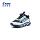 Jordan boys cross-country running shoes children's spring and autumn outdoor knob buckle sports shoes weigela blue/light gull blue 32