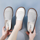 Belle Yiyuan Pantoffeln für Frauen im Sommer 2025 Neue weiche einzige dicke alleinige Sandalen außerhalb von Rutsch außen Mutter Sommer halbe Hausschuhe 9898 Beige 35