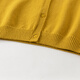 David Bella (Dave/Bella) Kinderpullover-Strickjacke 2025 Herbst neue Mädchen Strickjacke modische kleine Mädchen Top Medium großer Kindermantel Senf gelb [Spot] 110 cm (empfohlene Höhe 100-110 cm)