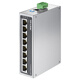 TP-LINK industrial switch, wide temperature operation, DIN rail, three-way redundant power supply, TL-SF1008 industrial grade, 8-port 100Mbps