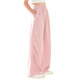 
Yoyo one (Yoyo one) girls wide-leg pants for summer children 2025 new thin ice silk straight summer wear girls pants big children summer trousers 15085 pink + 15282 meters apricot [combination] 120 120 cm