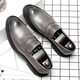 
Ruan Dai (RUANDAI) Doudou shoes men's trendy British style lazy loafers business formal wear breathable casual leather shoes 9715-D black 38