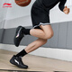 Li Ning Light Speed 3 Mid丨beng Light Bounce Technology Basketball Shoes Men's Lightweight High Rebound Basketball Court Shoes Black/Galaxy Purple-1 42