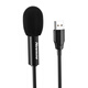 Newmine ZM11 Computer Microphone Wireless USB Inline Microphone Noise Reduction Lightweight Laptop Desktop Online Class Voice Game Recording Live Broadcast Portable Desktop Microphone Inline Microphone Portable and Lightweight-ZM11