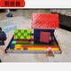 Spider Early Education Children Thickened Numbers Letters House Building Blocks Assembly Toys Boys and Girls Baby Intellectual Puzzle [Storage Box] Medium Alphanumeric Model 105 Large 5.5 cm Medium 4 cm Gift drawings