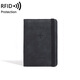 Yunpo Travel Passport Case de protection Passeport Clip de rangement Sac de rangement antivol Brosse de passeport multifonctionnel Sac de passeport portable Black [RFID Antift Brush] Sac de passeport multifonctionnel