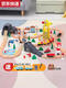 Electric Wooden Track Car Highspeed Train Children's Gleis Spielzeugwagen-Zugspielzeug und 100 Stücke Elektrische Marke Wooden Luxury Highway Track Offizieller Standard