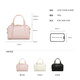 Semutin [Semit] Milchshake 2025 Neue Boston-Tasche Frauen Dating weiße Handhand-Hand-Cross-Body-Tasche Deep Black