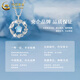 China Gold (CHINA GOLD) pt950 platinum necklace for women platinum blue eucalyptus and bird pendant jewelry Father's Day birthday gift for girlfriend and lover platinum pendant about 2.05g free silver chain
