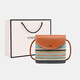 Sac de seau de vigne Sac pour femmes Sac à bandoulière de luxe Sac de téléphone mobile Bagure d'anniversaire Cadeau de la Saint-Valentin chinois pour petite amie et femme [couleur arc-en-ciel] Sac à épaule pratique de marque haut de gamme à la mode et à niche polyvalente arc-en-ciel