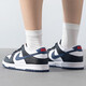 耐克（NIKE）官方舰店女鞋板鞋新款时尚复古DUNK LOW轻便运动鞋低帮时尚休闲鞋 HJ9202-001/黑白蓝/新上市 38