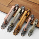 Mi Hong light luxury retro wooden door pull hand Chinese antique bronze and zinc alloy double door sliding door wardrobe 3923-Xiaohong ancient length 165