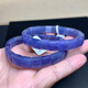 Chili Natural Tanzanite Single Circle Bracelet Ice Type Tanzania Sapphire Ocean Heart Bracelet Jewelry Gift (S68) About 6.3mm