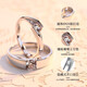 MZMZ Eternal Love Couple Ring PT950 Platinum Adjustable Luxury Wedding Ring Valentine's Day Birthday Gift Couple Ring Exquisite Gift Box