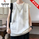 Camiseta de manga corta de seda de pájaros carpinteros de la camiseta de manga corta para hombres NUEVA SUMERA NUEVA MARDIA Fashion Vest Adolescente Casual 10512-9227 Azul L Aproximadamente 80-100Jin [Jin iguala 0.5 kg] portátil