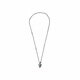 Gucci (Gucci) Interlocking Doble G esmaltar Collar de amor Joyas plateadas 925 Cadena de suéter de plata Femenina Azul F Mujer F Packaging Basic - Bolsa de polvo + Caja de envasado
