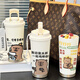 Zhewei Capybara Coffee Cup High-value Thermal Cup Simple Niche Girl Large Capacity 316 Stainless Steel Student Water Cup BXAB13561 Capybara Ceramic Covered Inner Bollard-520ML with Lanyard